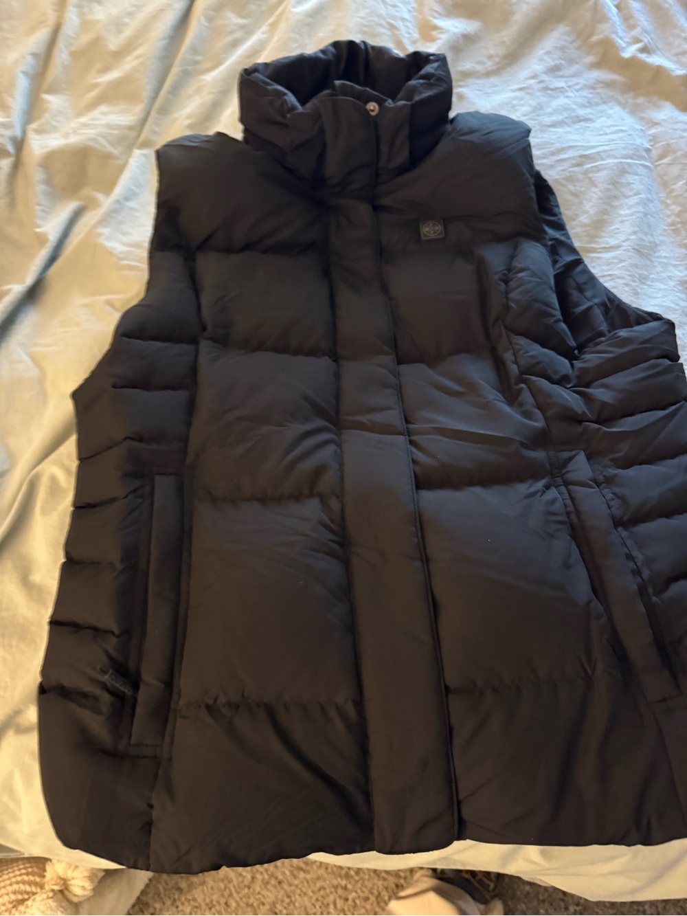 Ororo Black heated down Puffer Vest . Unisex size Large. Great condition - Picture 9 of 9